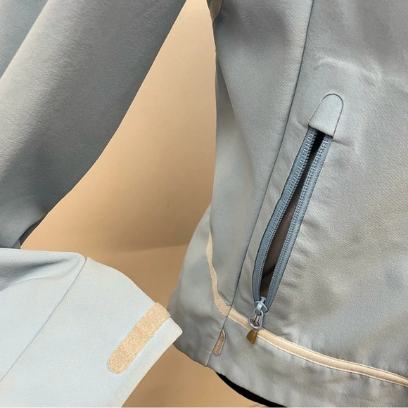 Columbia Titanium Softshell Omni Shield Light Blue Shell Jacket - Picture 6 of 13